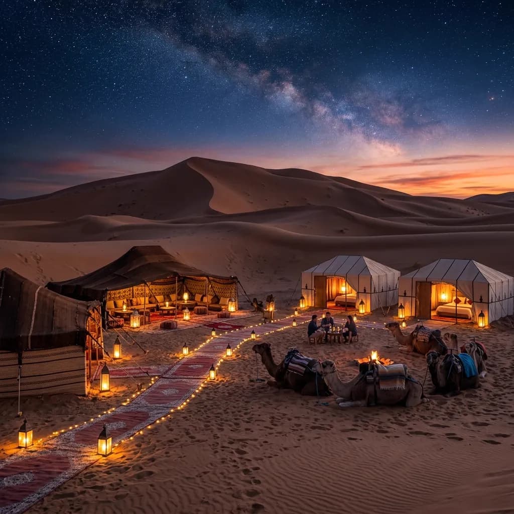 Nomadic Immersion: 4-Day Erg Chigaga Wild Desert Tour