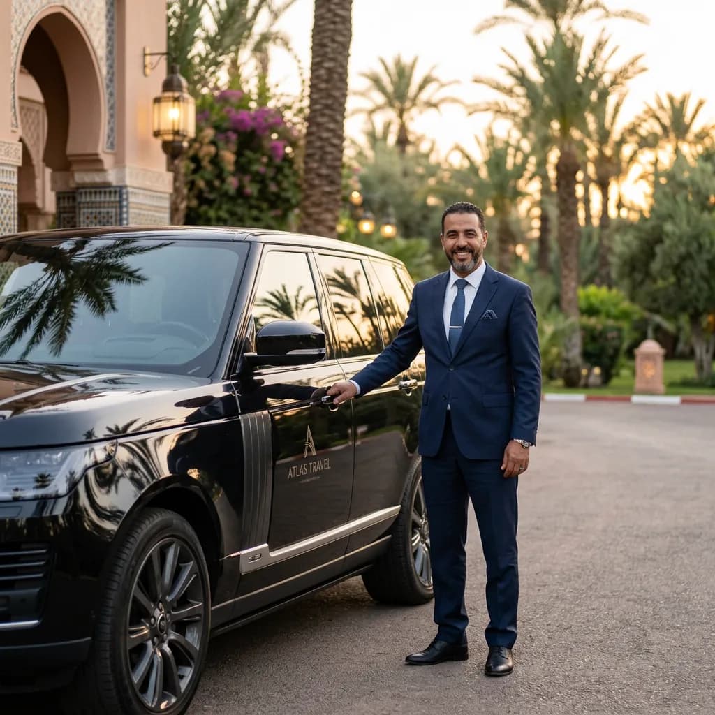 Professional private driver in Morocco